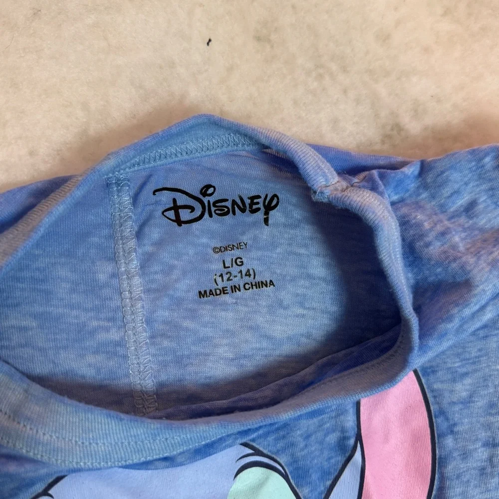 Disney Stitch “Just One of Those Days” 2pc Women’s Blue Pajama Set Size L - Picture 3 of 5